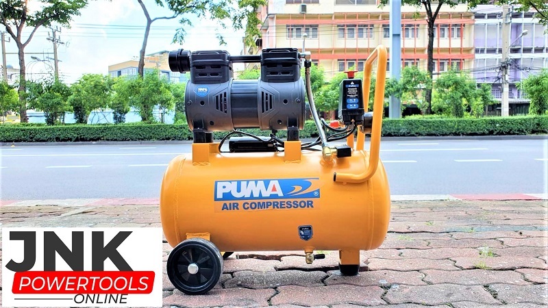ปั๊มลมโรตารี่ OilFree Puma 25ลิตร รุ่น HUSH-25 220V