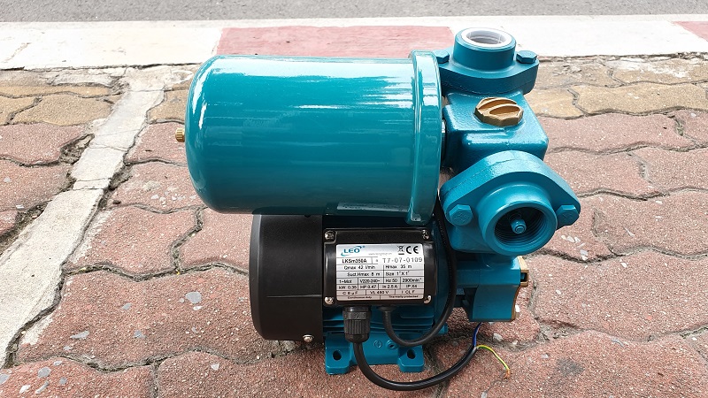 ปั๊มน้ำใบพัดเฟืองไม่ต้องล่อน้ำ อัตโนมัติ LEO PUMP LKSm350A