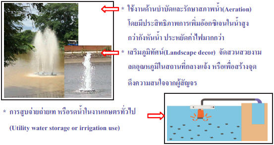 ปั๊มน้ำพุแบบมีทุ่นลอย SL-1500FRS