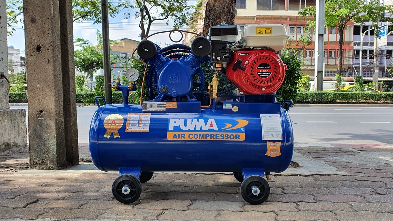 ปั๊มลม Puma 1-2HP ระบบเครื่องยนต์เบนซิล รุ่น TPU-2G