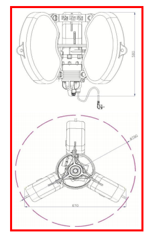 แบบปั๊มจุ่มดูดคราบบนผิวน้ำMH-400-FR MH-750FR