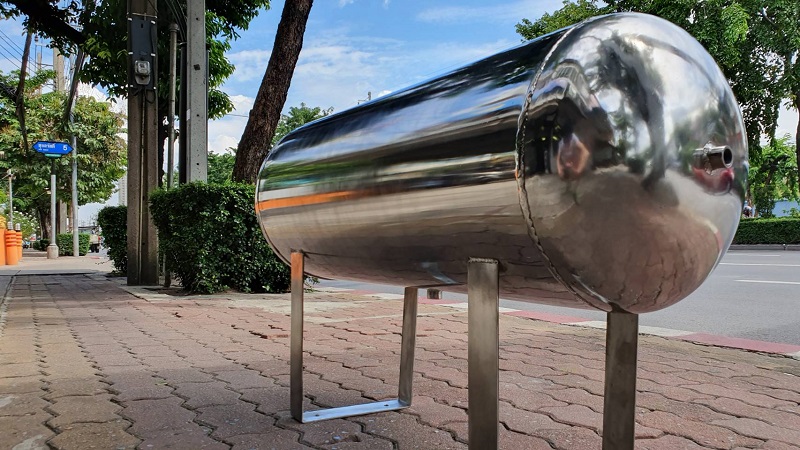 ถังสั่งทำสแตนเลส ตามแบบ 40 ลิตร